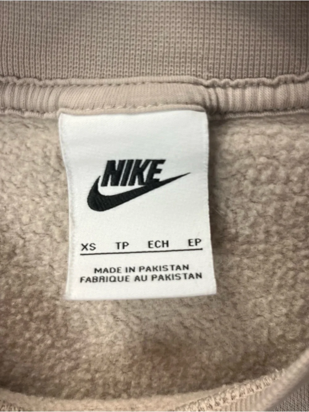Nike Phoenix Fleece Oversized Women's Cropped Crewneck Sweatshirt Size XS